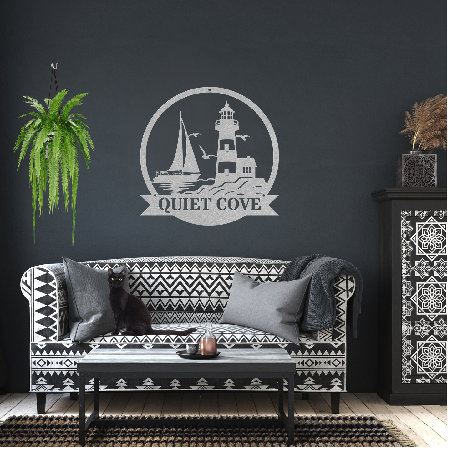 Sailboat & Lighthouse