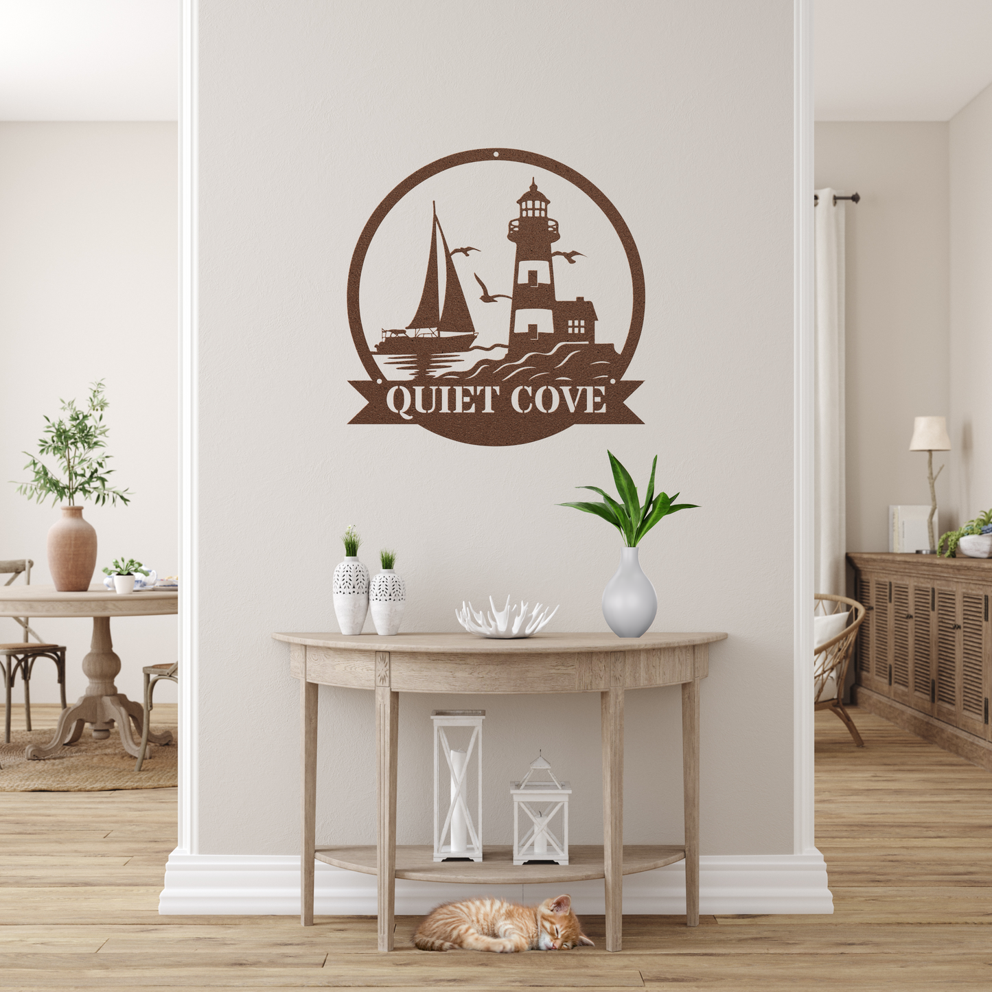 Sailboat & Lighthouse